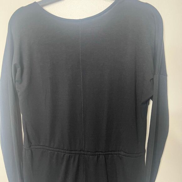 Mountain Hardwear Black Scoop Neck Long sleeve Tee Shirt Dress Sz M - Picture 14 of 14